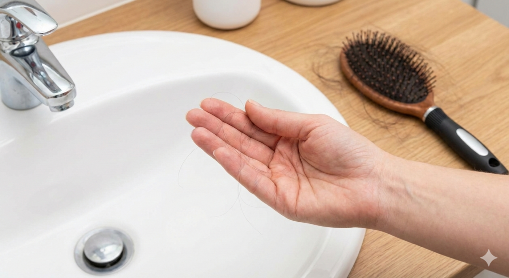 normal hair loss